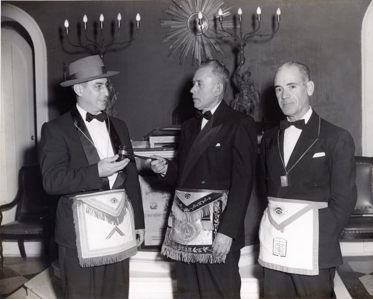 Instalación de oficiales, 15 de diciembre de 1956.